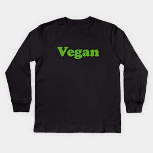 Vegan Kids Long Sleeve T-Shirt